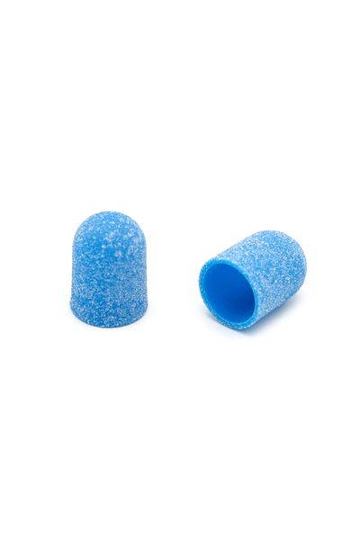 global fashion Nail file sandpaper, 1 piece, 10*15mm, blue, grit 120