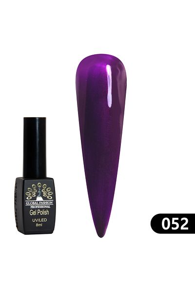 global fashion Oja semipermanenta Black Elite, Global Fashion 8ml, 052