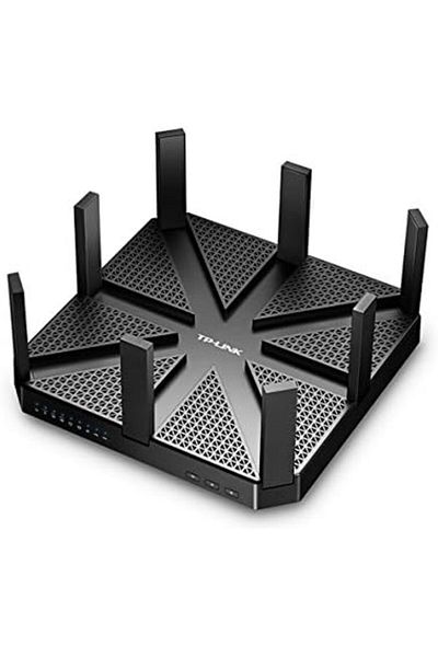 TP-LINK جهاز توجيه واي فاي متعدد النطاقات من تالون AD7200، تغطية واي فاي ديناميكية، أدوات تحكم أبوية، أسود