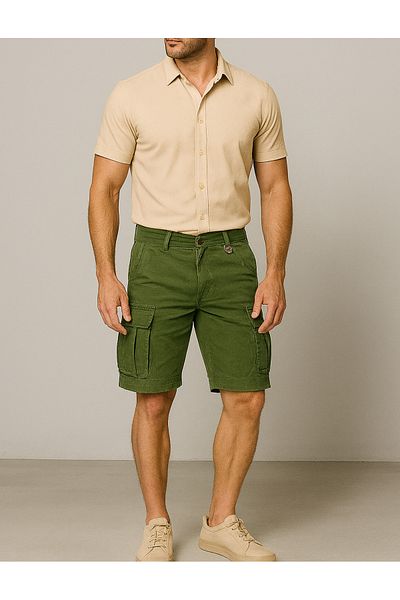 Boldy Cargo Bermuda Shorts - Ανδρικά τζιν σορτς - Ανδρικά τζιν σορτς - Ανδρικά τζιν Capri - Cargo τζιν σορτς