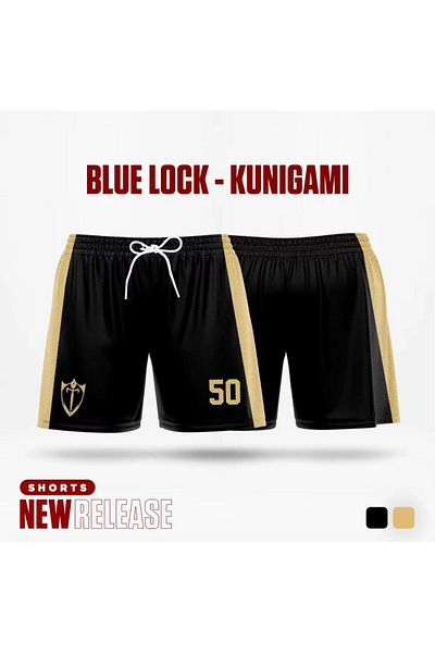 Minga London Blue Lock Team 50 KUNIGAMI Σορτς χαρακτήρων -Minga London