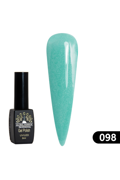 global fashion Oja semipermanenta BLACK ELITE, Global Fashion 8 ml, 098
