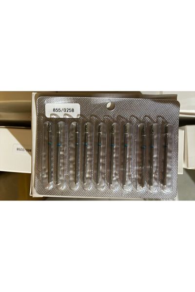 global fashion Diamond cuticle cutter tip, rounded cone, blue belt, 855/025B