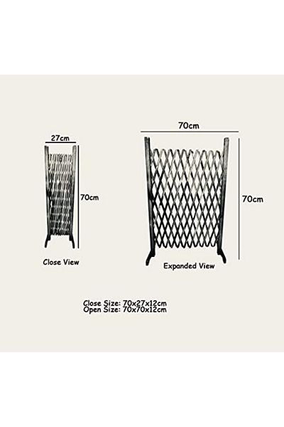 genric FFD 70cm Portable Expanding Wicker Wooden Fence | Expandable Wood Garden Trellis Fence | Decorative