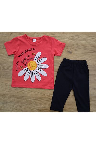 Vita Bella Luxe Children's Floral Detailed Leggings Suit