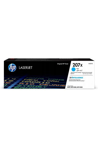 HP 207X Cyan LaserJet Toner, W2211X
