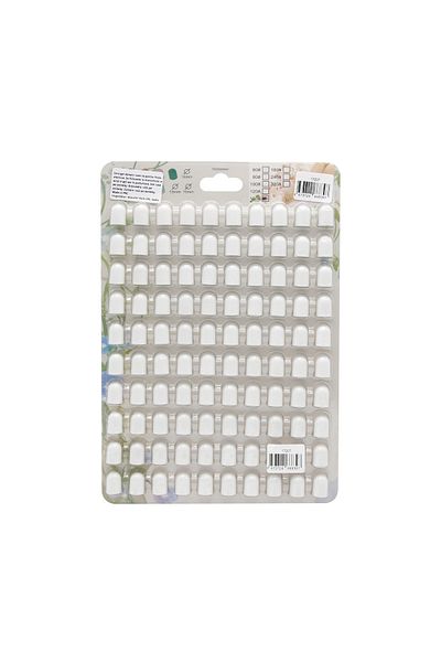 global fashion Electric nail file sandpaper, 1 piece, 10*15mm, white, grit 150