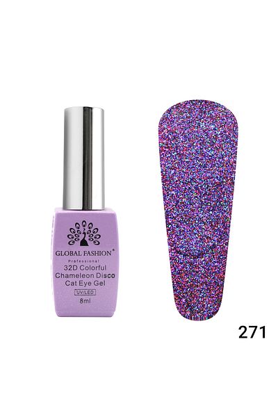 global fashion Oja semipermanenta Chameleon Disco 32D 8ml, 271