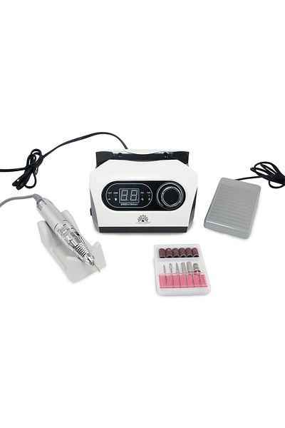 global fashion Electric file for manicure and pedicure, 50,000 rpm, 80W, ZS-717-white