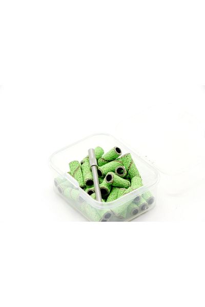 global fashion Set of lids in a box of 30 pieces, light green color