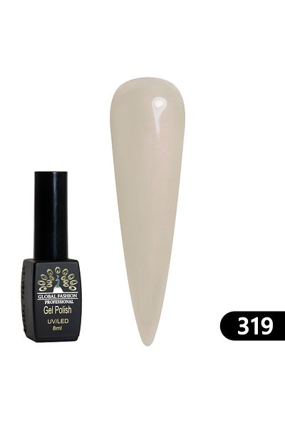 global fashion Oja semipermanenta Black Elite, Global Fashion 8 ml, 319
