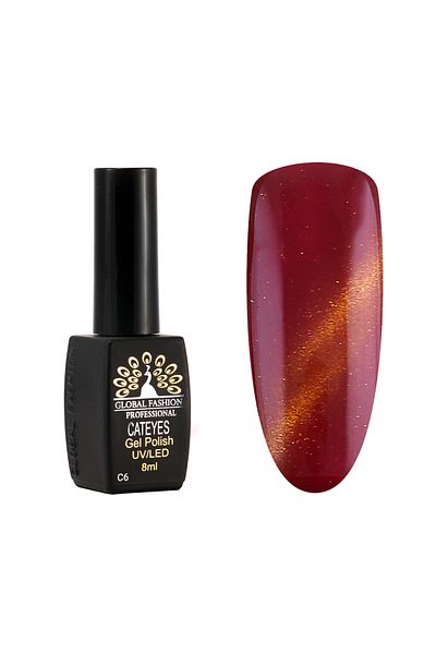 global fashion Oja semipermanenta Cat Eyes 8 ml, 06