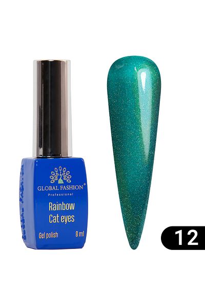 global fashion Oja semipermanenta Rainbow Laser Cat Eyes 8ml, 12