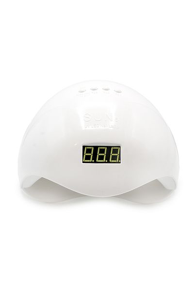 global fashion Professional LED/UV lamp SUN5, 48W, digital display, white
