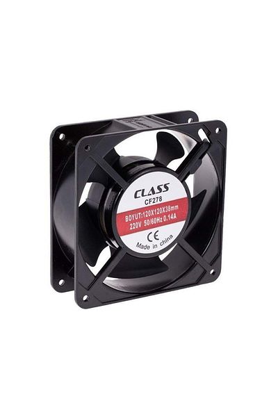 Class Cf-278 120X120X38 Ac 220 Volt 2 Pin 50/60 Hz 0.14A Fan