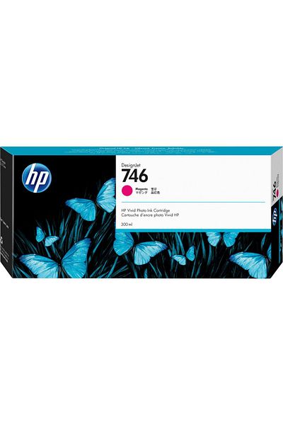 Inna marka Oryginalny kartridż HP 746, 300 ml, tusz pigmentowy, magenta, P2V78A
