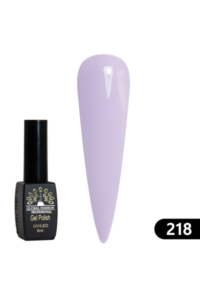 global fashion Oja semipermanenta BLACK ELITE, Global Fashion 8 ml, 218