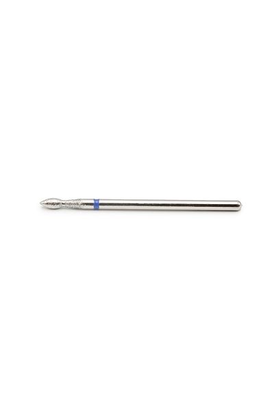 global fashion Diamond bit, cuticle, flame, blue, 257-025B