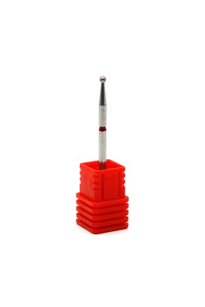global fashion Diamond cuticle pusher, sphere, red belt 001/021R