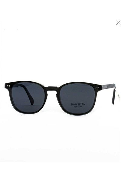 Toms Teddy Tt067 C405P 48Ekt Unisex Polarized Clip-On Blue Light Protection Screen Glasses (Smoked)