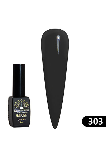 global fashion Oja semipermanenta BLACK ELITE, Global Fashion 8 ml, 303