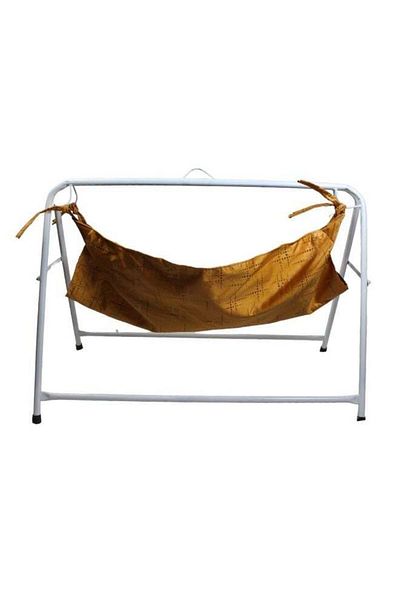 Toybox Baby Swing Sleeping Folding Cradle Handlebar Jizani Style For Infant 0-3 Month - 100X80 CM