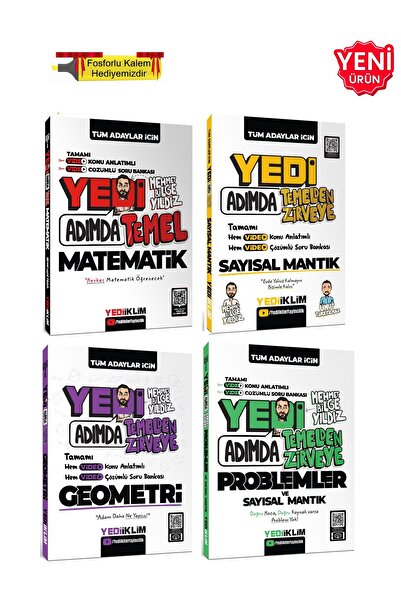 Yediiklim Yayınları 2026 - Tüm Adaylar için Temelden Zirveye Yedi Adımda Vide...