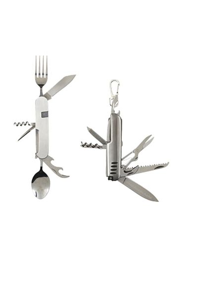 Adventuridge Adventuridge 2 x camping knife set, 21 functions