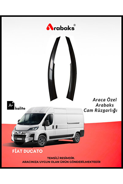Arabaks Fiat Ducato Cam Rüzgarlığı 2'li Takım (MUGEN TİP, DAYANIKLI MALZEME, ...