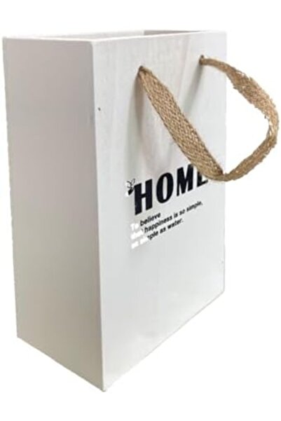 genric FFD Pack of 2 Wooden Flower Pot with Rope Handles - Decorative Plant Holder for Home & Office