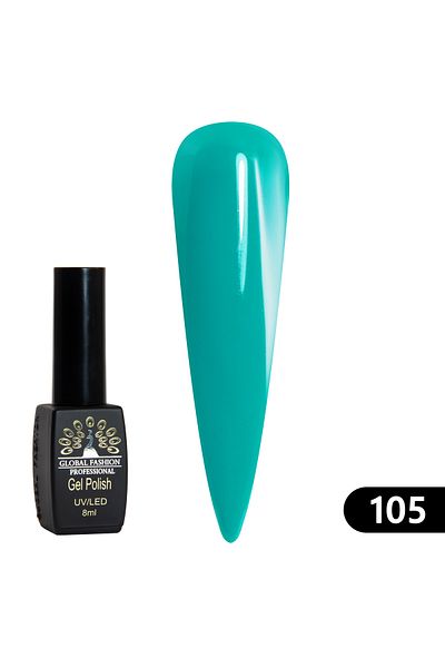 global fashion Oja semipermanenta BLACK ELITE, Global Fashion 8 ml, 105