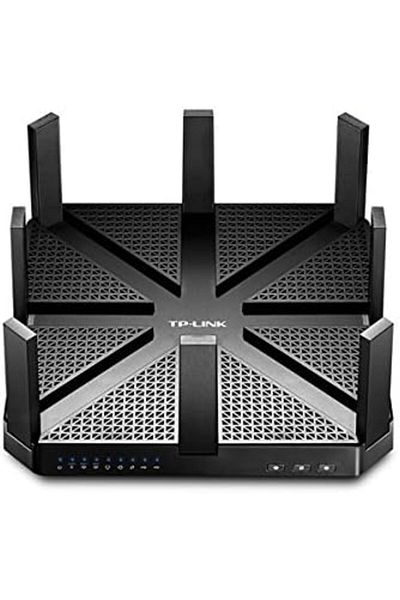 TP-LINK جهاز توجيه واي فاي متعدد النطاقات من تالون AD7200، تغطية واي فاي ديناميكية، أدوات تحكم أبوية، أسود