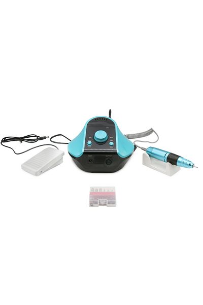 global fashion Manicure and pedicure machine 45000 rpm, 65W Global Fashion 720, turquoise