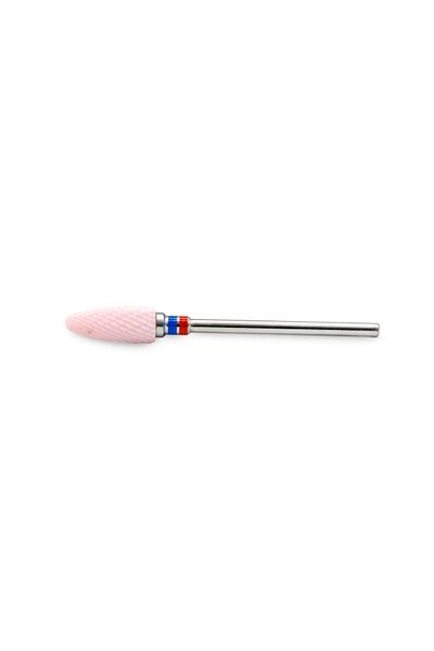 global fashion Ceramic bit for gel and semi-permanent nail polish, red-blue belt, 600031