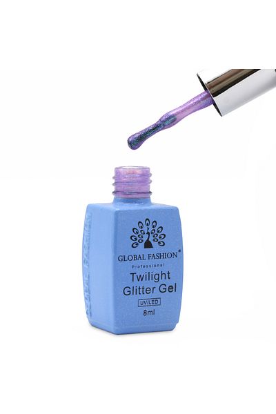 global fashion Oja semipermanenta Twilight Glitter 8ml, 199