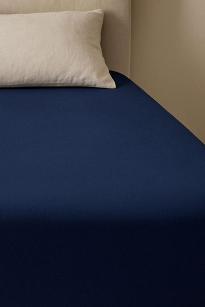 COTENCONCEPT 120 X 200 X 30 cm Flat Cotton Single Fitted Fitted Combed Sheet