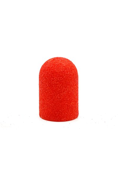 global fashion Set of holder and 3 spare emery boards for nail file, 16*25mm, red, grit 100