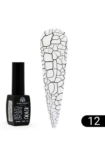 global fashion Oja semipermanenta CRACK, Global Fashion 8ml, 12