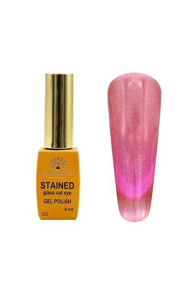 global fashion Oja semipermanenta Glass Cat Eyes, cu efect de vitraliu 8ml, 05