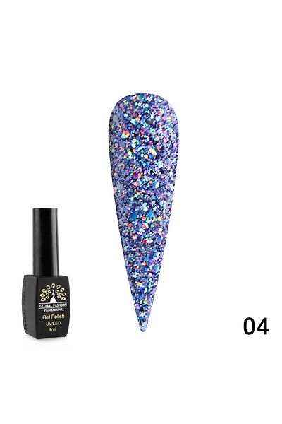 global fashion Oja semipermanenta Diamond Ball 8ml, 004