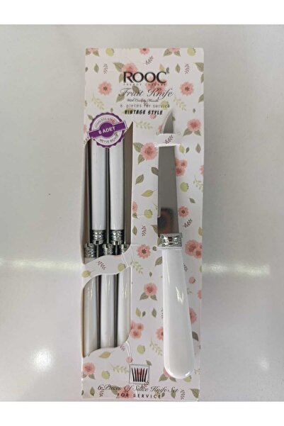 Yüsra Home 6 adet rooc meyve bıçağı (paslanmaz çelik) meyve bıçak b