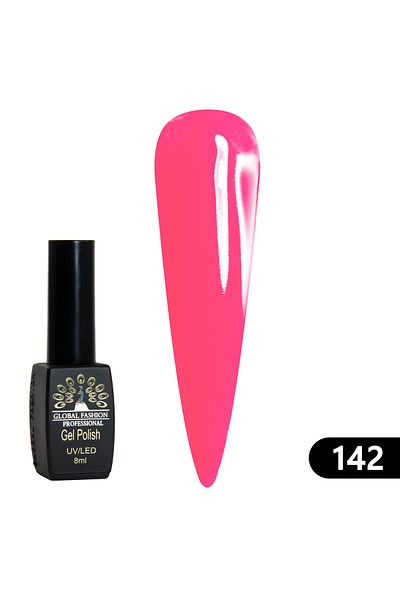 global fashion Oja semipermanenta BLACK ELITE, Global Fashion 8 ml, 142