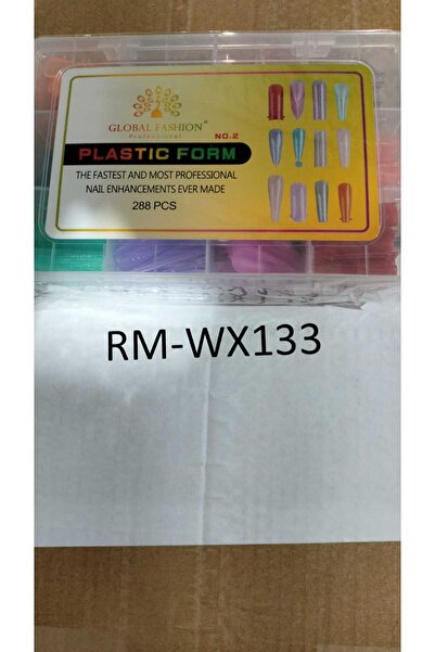 global fashion Πλαστικά καλούπια με σημάδια, 12 τύποι, 288 τεμάχια, έγχρωμα