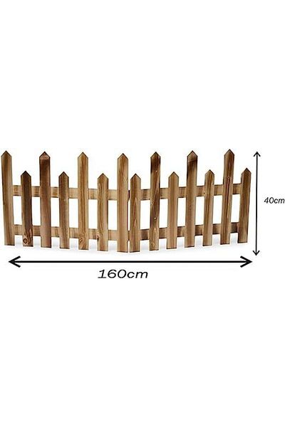 genric FFD 40x160cm Wooden Garden Fence Landscape Garden Decorative Fences Panels Wooden Versatile Fence
