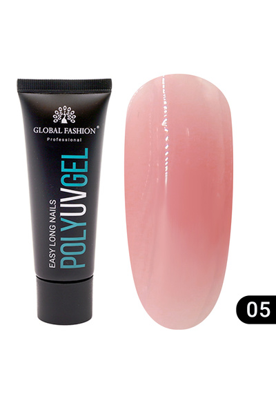 global fashion Полигел Global Fashion, 30 г, розов, 05