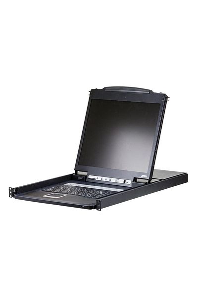 Inna marka Przełącznik KVM 8-portowy LCD 19" Aten z klawiaturą włoską, CL1308N-IT