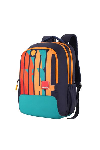 American Tourister Quad 2.0 Backpack 02 - Multicolor - 1 Year Global Warranty