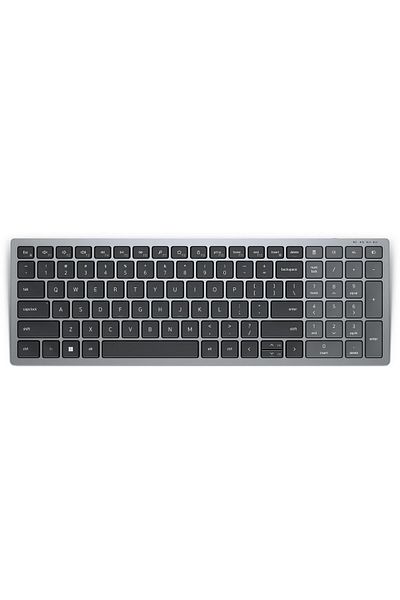 Inna marka Bezprzewodowa klawiatura DELL Kb740 RF/Bluetooth Qwerty Nordic, szara/czarna, KB740-GY-R-NOR