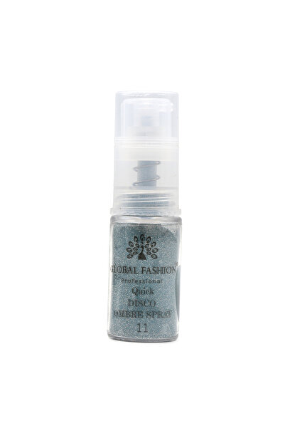 global fashion Spray uscat pentru ombre, pentru unghii, Disco 11