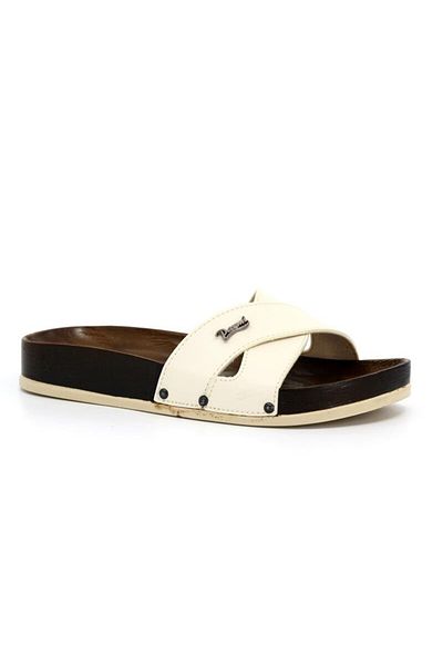 HEREVEMAGAZA Parmi Zenne Cross Tree Pattern Boxed Daily Slippers Black